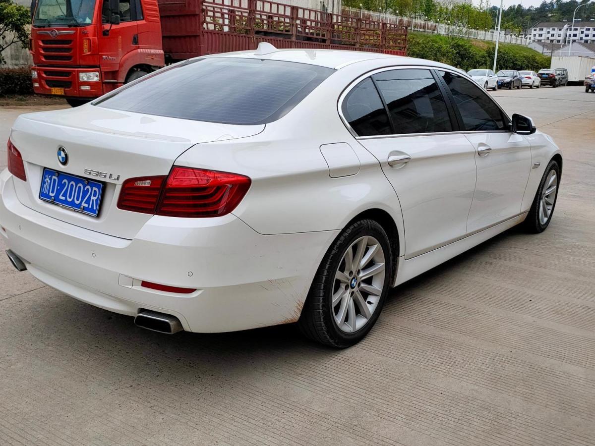绍兴2015年6月宝马宝马5系2015款535li领先型白色手自一体
