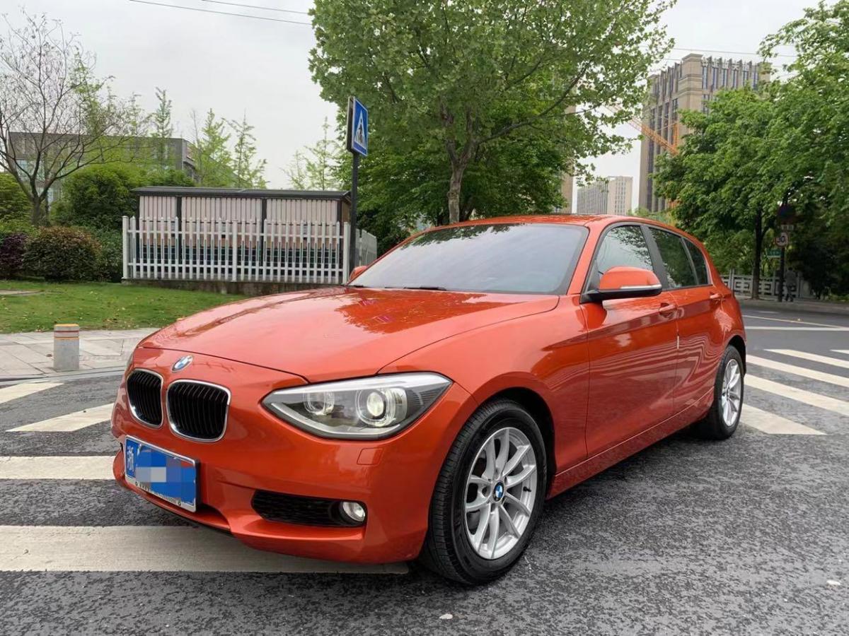 杭州2012年6月宝马宝马1系2012款118i领先型橙色手自一体