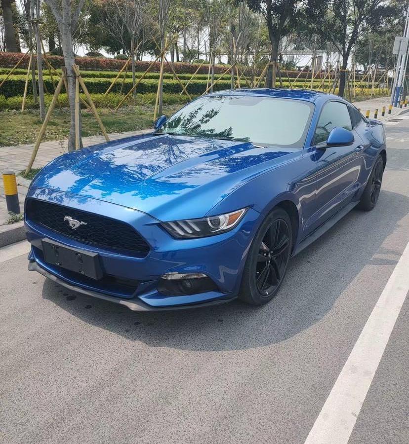 溫州2018年6月福特mustang2017款23t性能版藍色手自一體