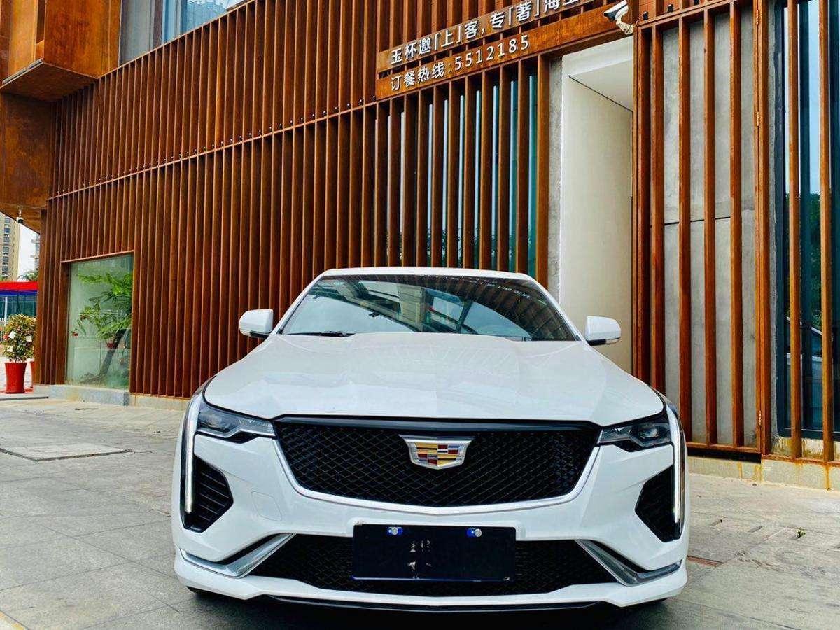 无锡2021年6月凯迪拉克ct42021款28t风尚型白色手自一体