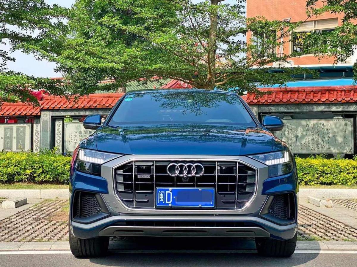 厦门2020年06月奥迪奥迪q82019款55tfsi至尊限量版蓝色手自一体