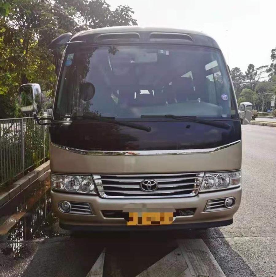 20座汽油非营运丰田考斯特柯斯达中巴图片