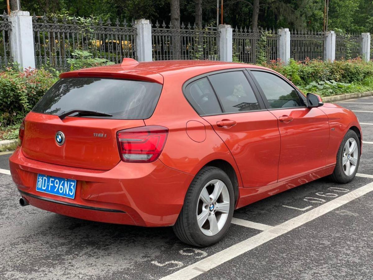 【绍兴】2012年8月 宝马 宝马1系 2012款 118i 运动型 手自一体