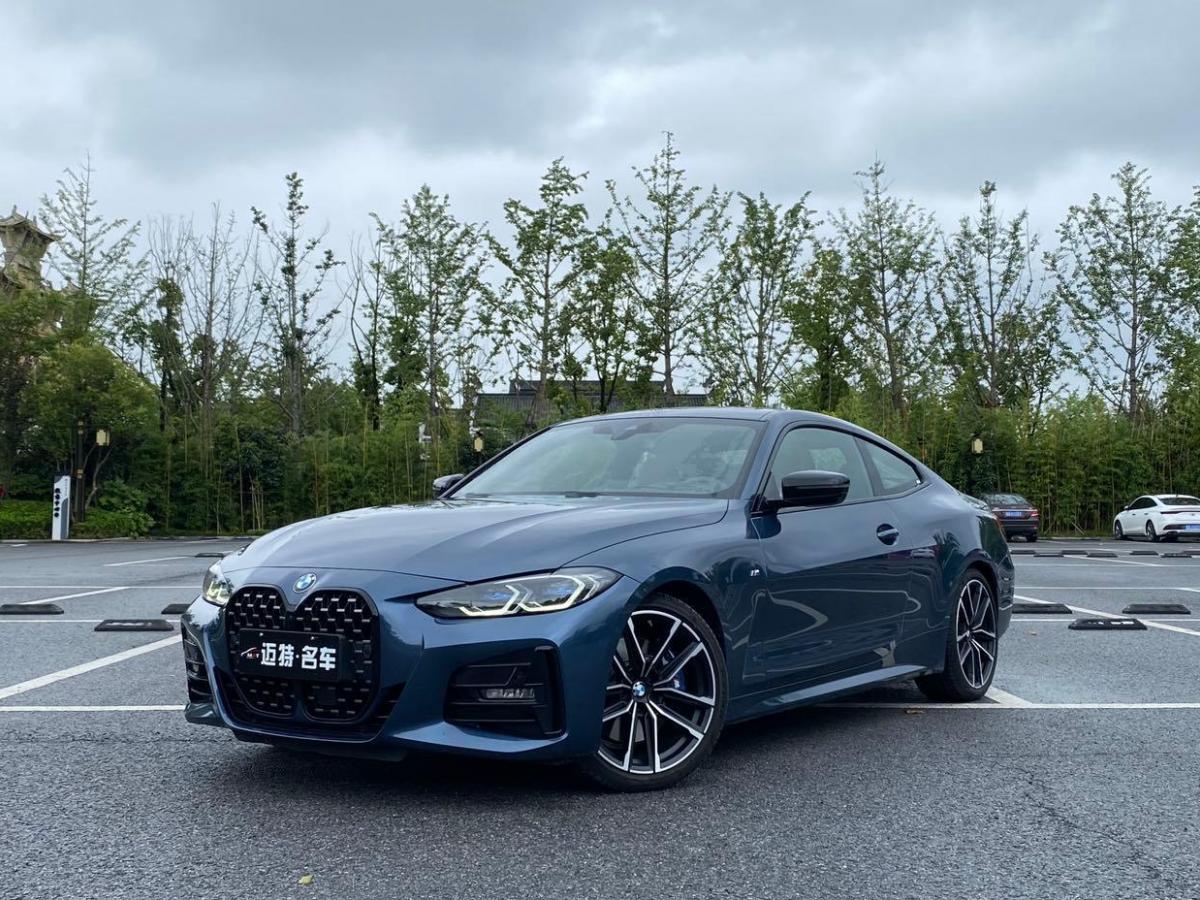 芜湖2021年1月宝马宝马4系2021款改款430im运动曜夜版蓝色手自一体