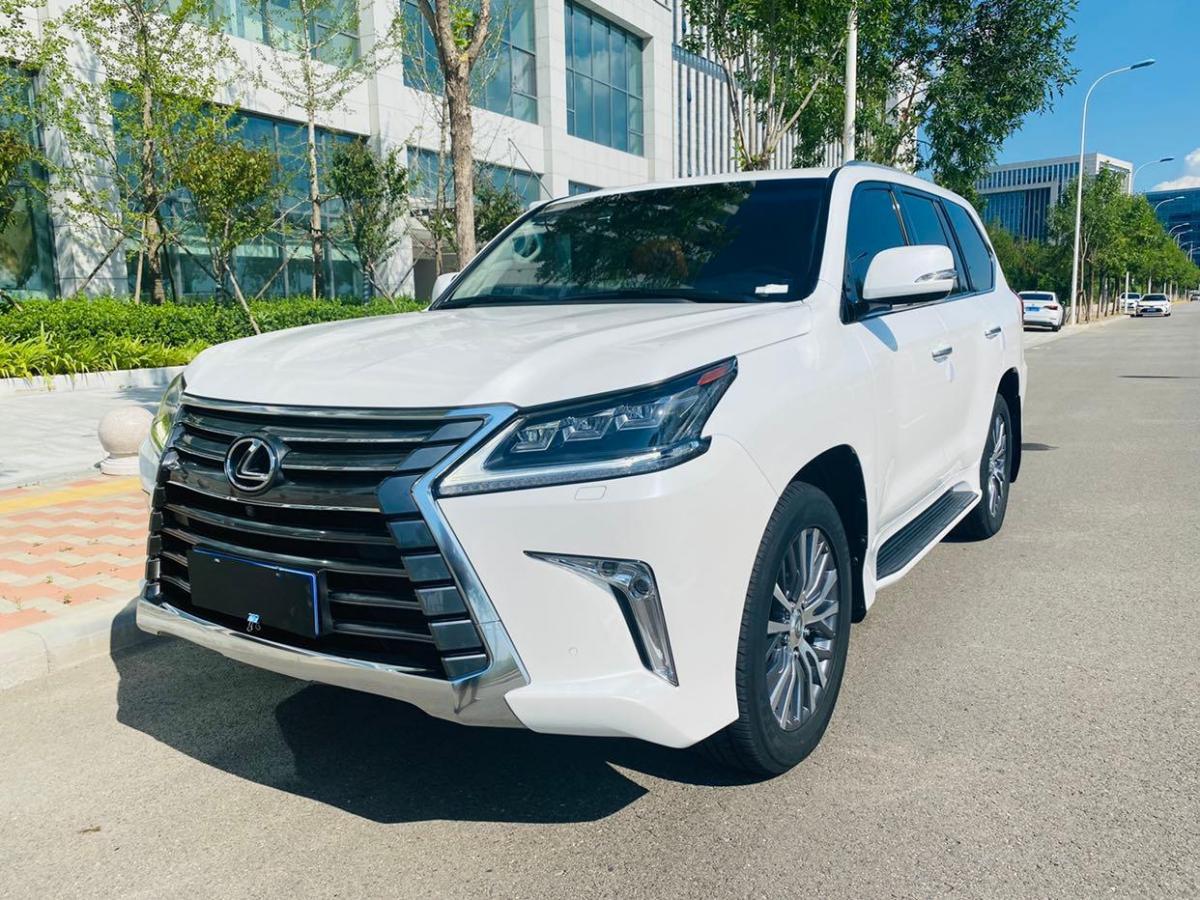 天津2018年11月雷克萨斯lx2019款570动感豪华版白色手自一体