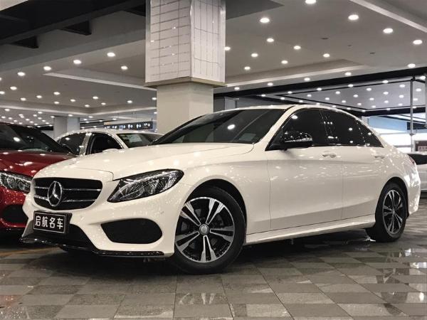 南京2016年12月奔驰奔驰c级2017款c20020t运动版白色手自一体