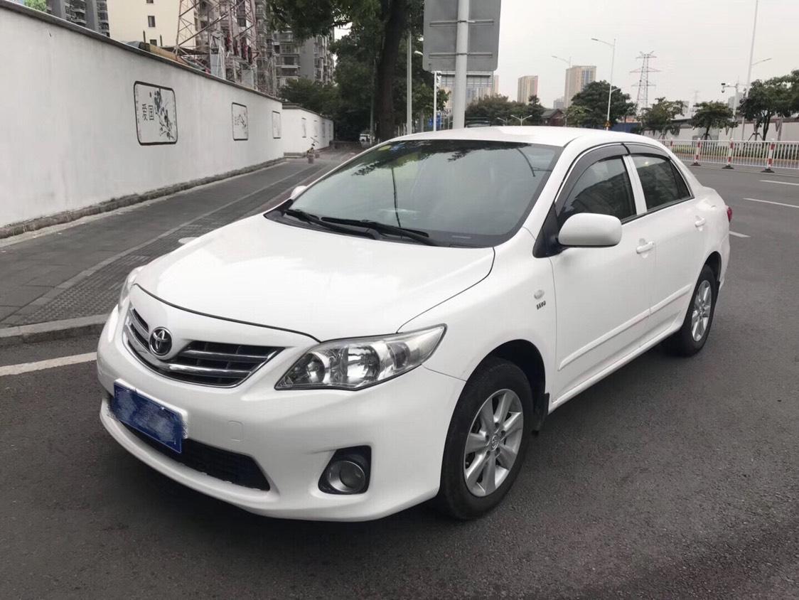 潮州2012年9月丰田卡罗拉2012款16lgl炫装版白色自动档