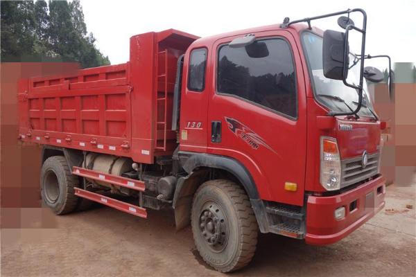 【遂寧】2014年2月 重氣王牌農用自卸車 紅色 手動擋