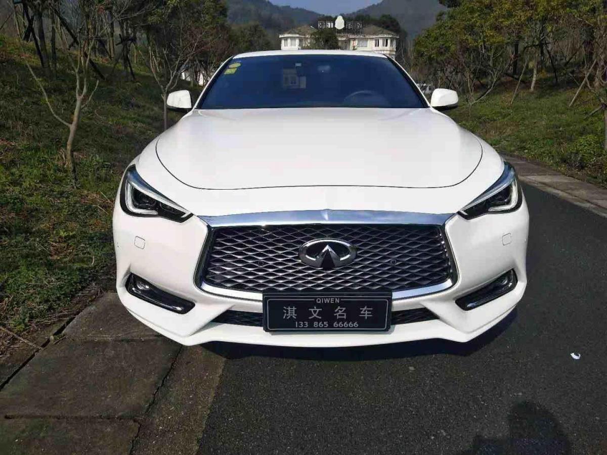 丽水2018年7月英菲尼迪q6020t豪华版白色自动档