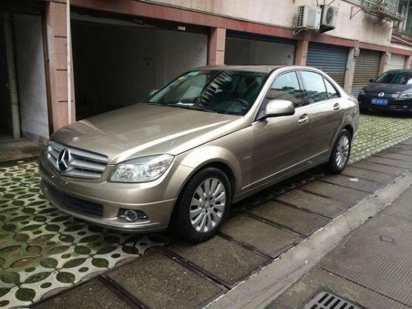 【宁波】2009年7月 奔驰 c级 c200k 1.8t 时尚型 香槟色 手自一体