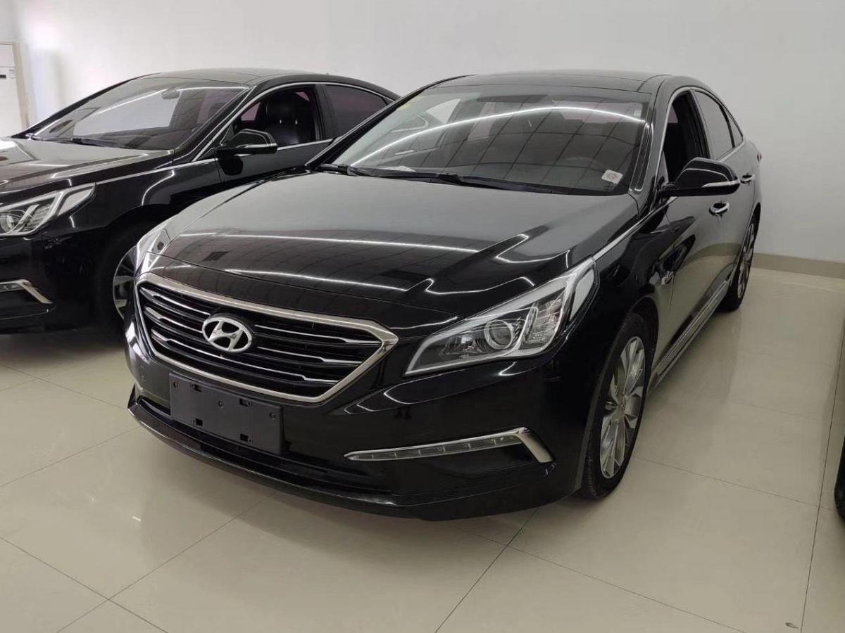 潍坊2016年7月现代索纳塔现代索纳塔2017款16tdlx尊贵型黑色自动档