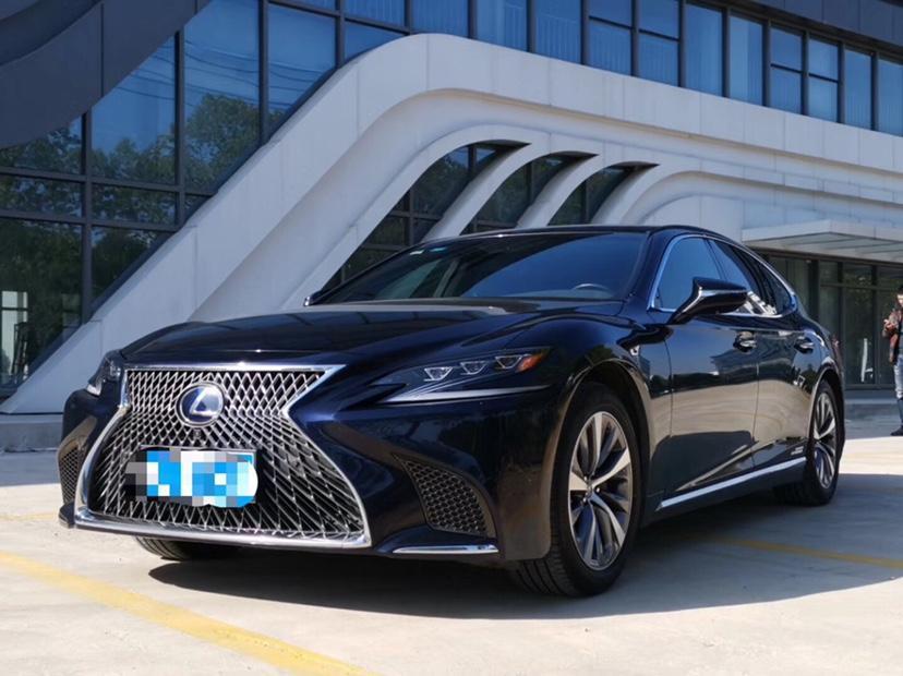 南京2018年6月雷克萨斯ls2018款500h卓越版国vi蓝色自动档