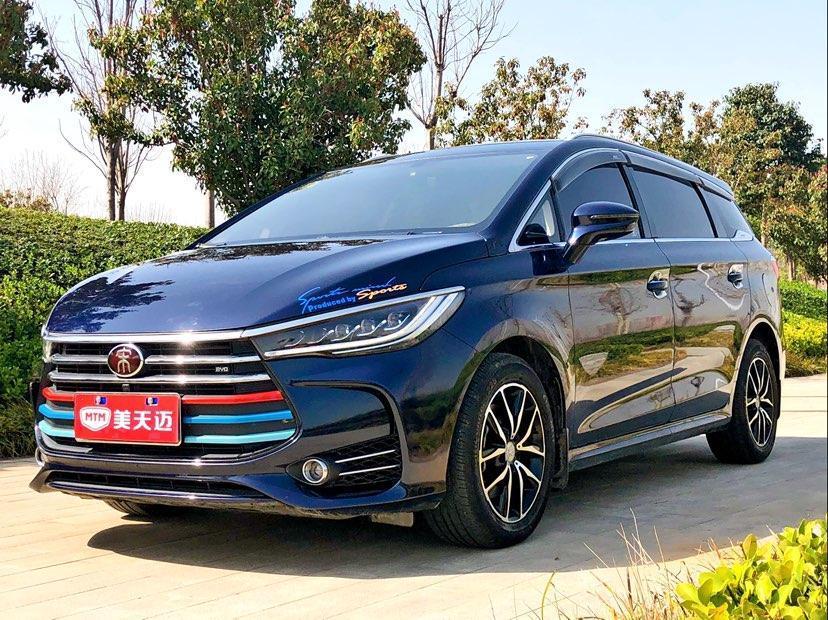 郑州2017年6月比亚迪宋max2017款15t自动智联精英型7座蓝色自动档