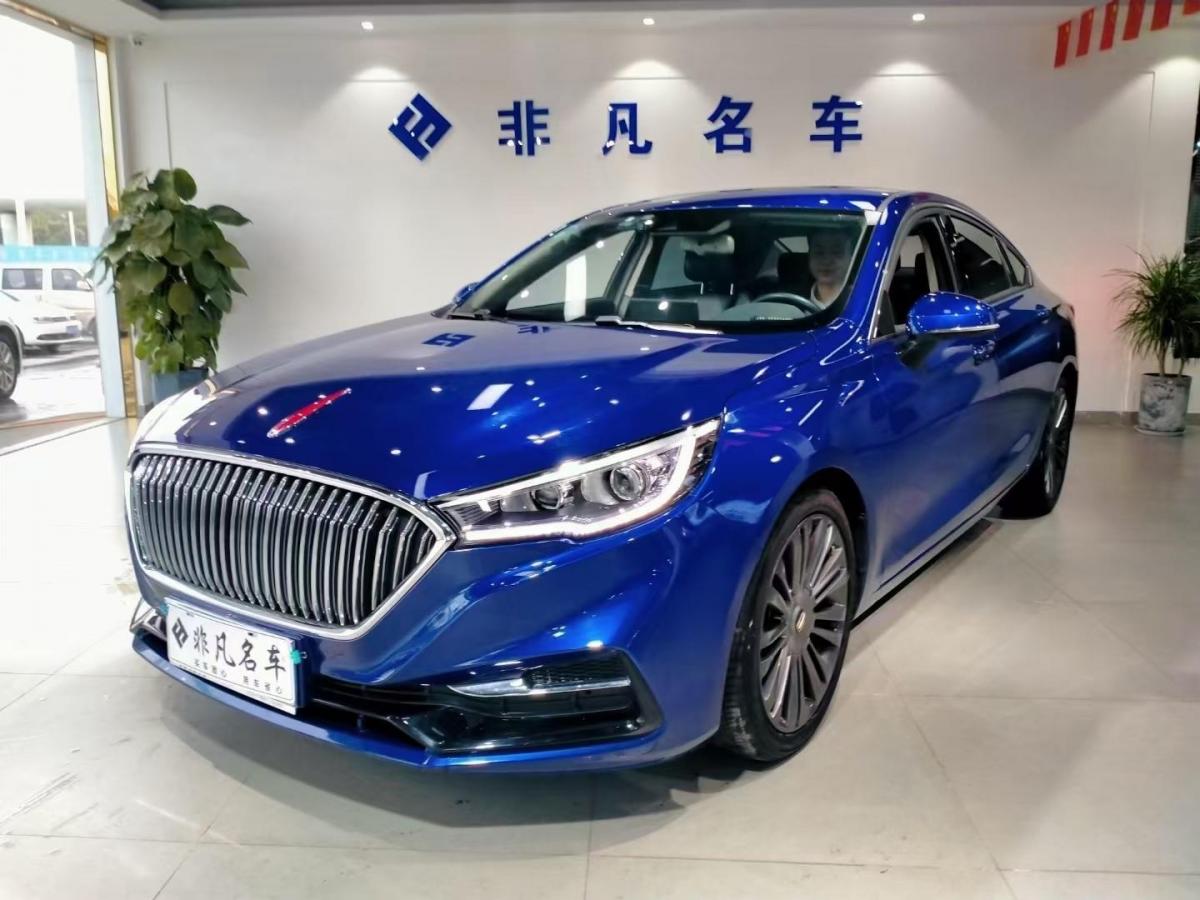 合肥2019年9月红旗h52019款30td灵动版蓝色手自一体