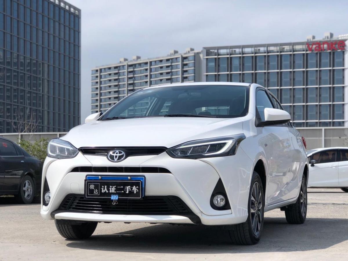 杭州2020年3月丰田yarisl致享2020款15lcvt科技版白色自动档
