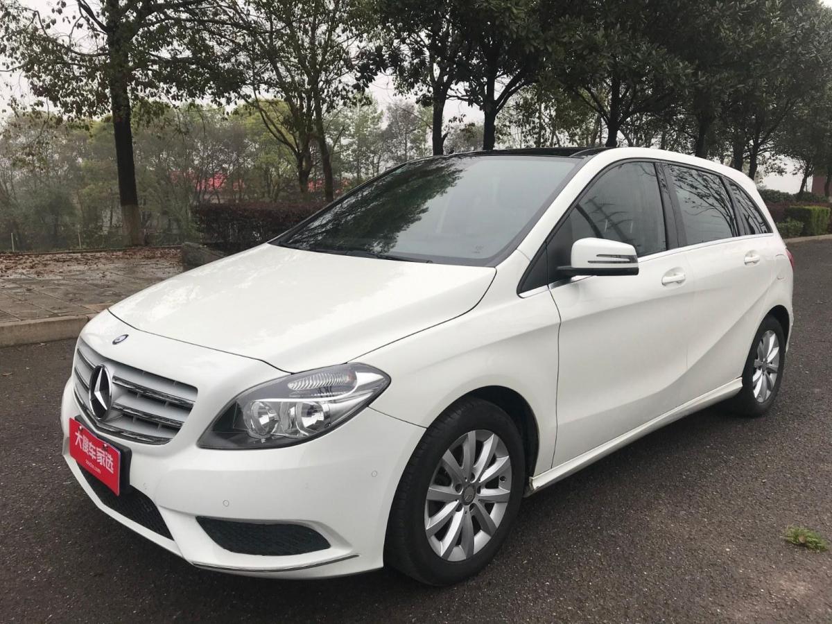 长沙2015年4月2012款奔驰b级b180白色自动档