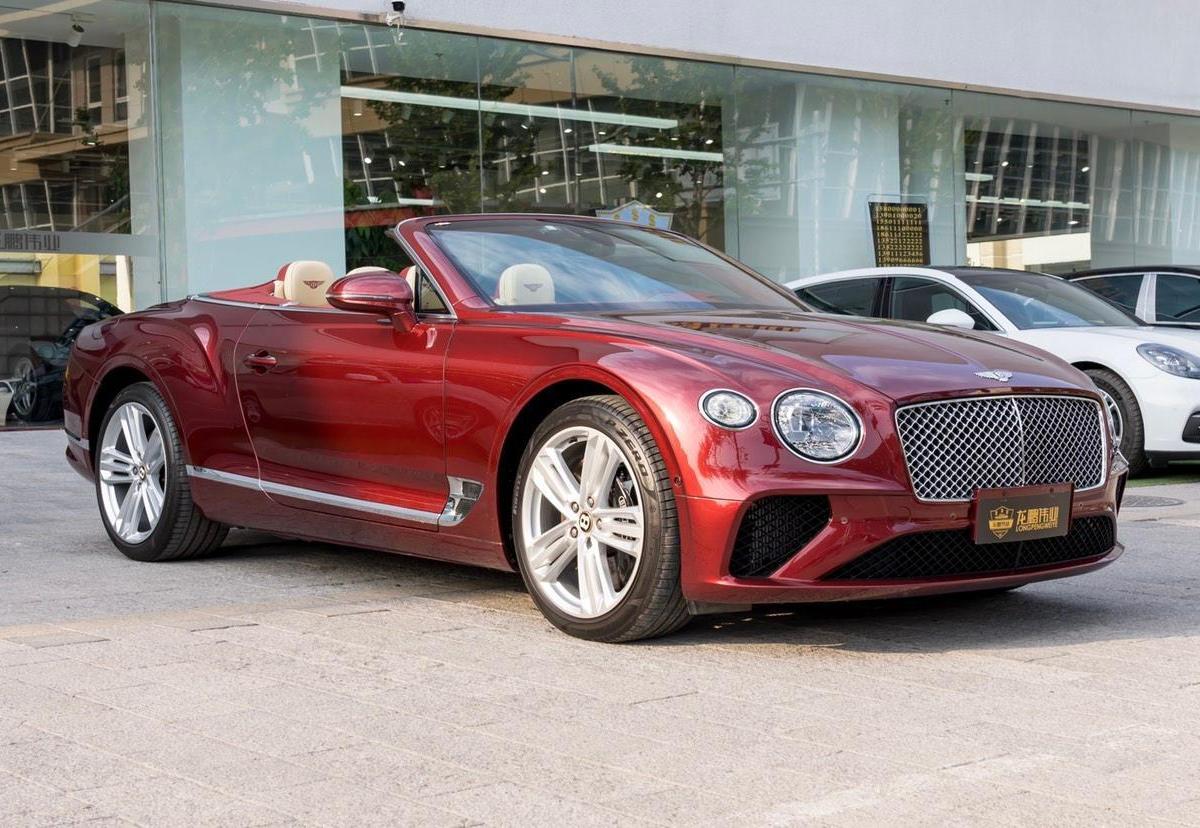 北京2020年1月宾利欧陆2019款60tgtw12敞篷版红色自动档