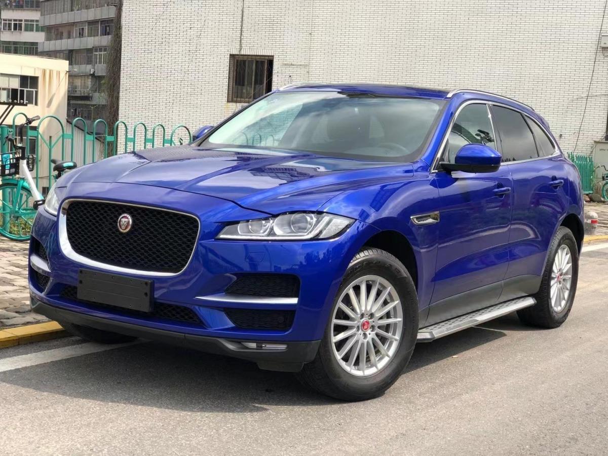 厦门2018年5月捷豹fpace2018款20t四驱都市尊享版蓝色自动档