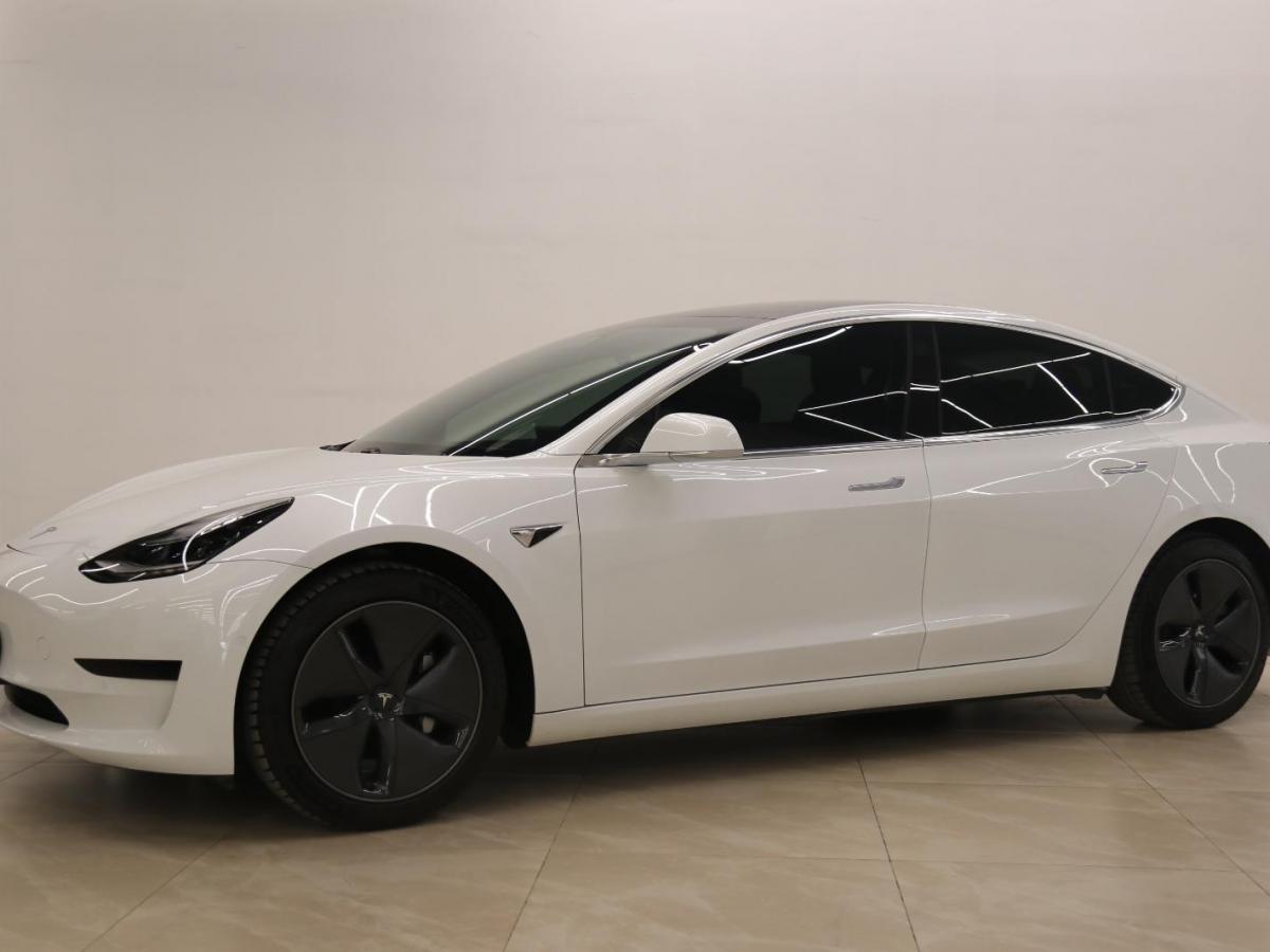 杭州2020年6月特斯拉model32020款标准续航后驱升级版白色自动档