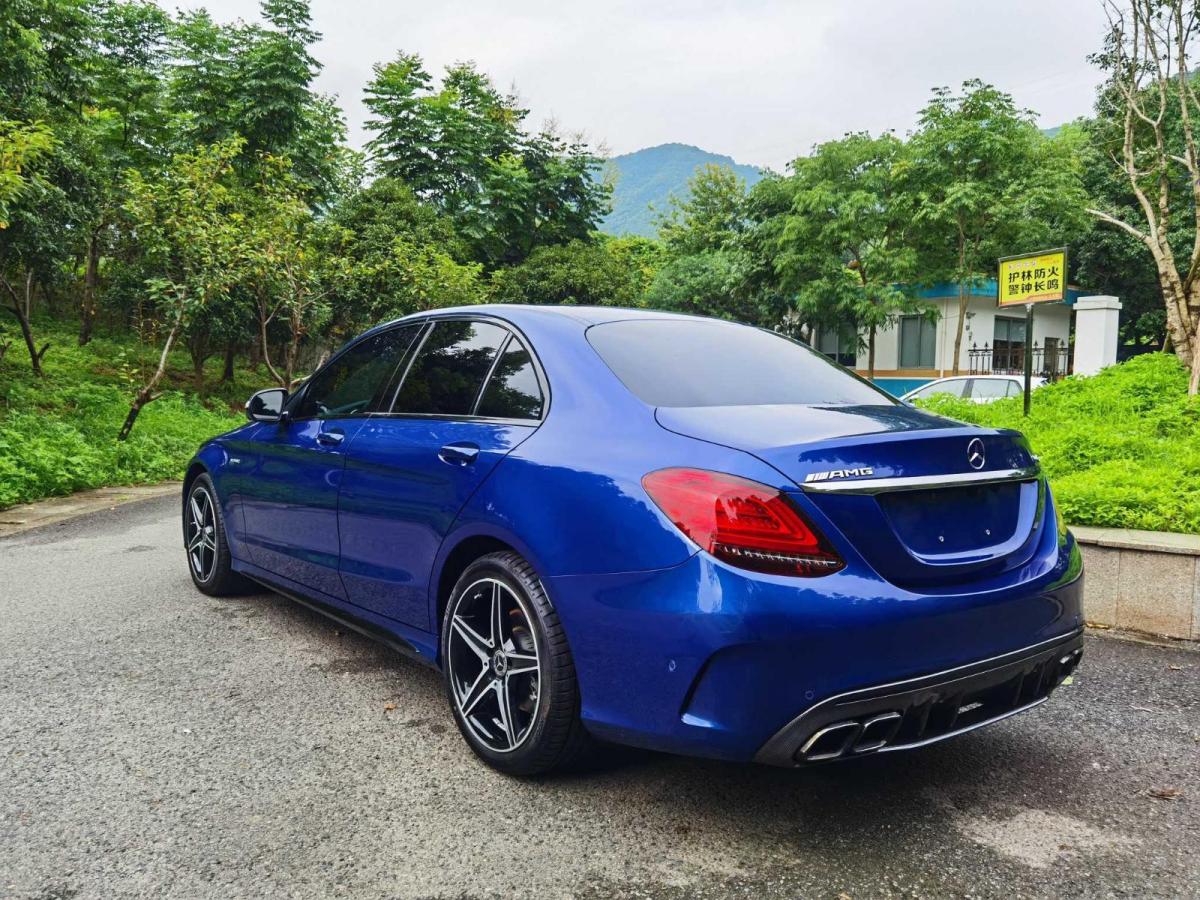 台州2020年8月奔驰奔驰c级2020款改款c260运动版蓝色自动档