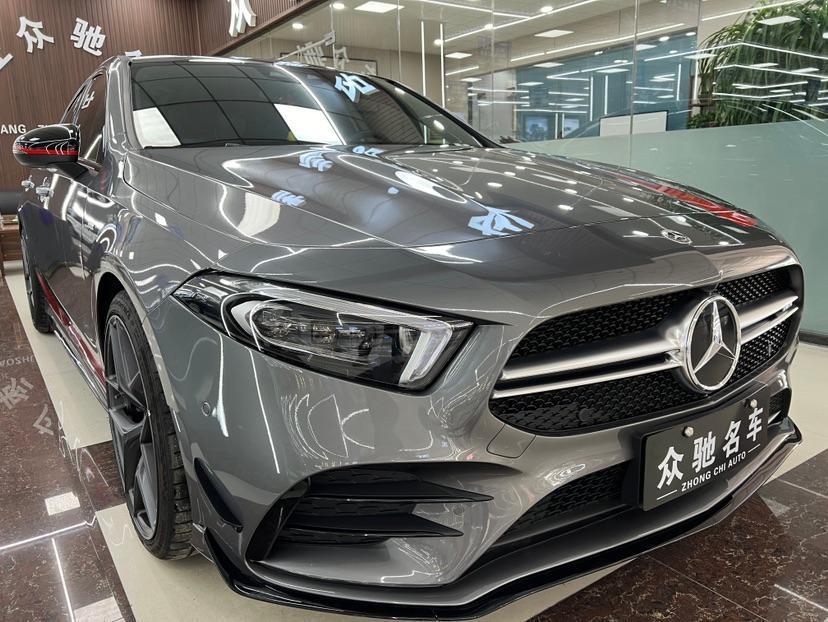 奔馳 奔馳A級AMG  2022款 AMG A 35 L 4MATIC 熾夜特別版圖片