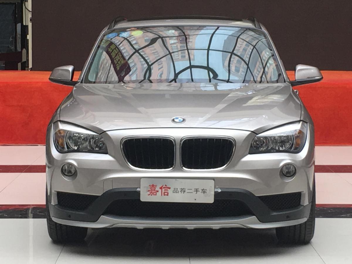 石家庄2015年12月宝马宝马x12015款sdrive18i20t时尚晋级版香槟色自动