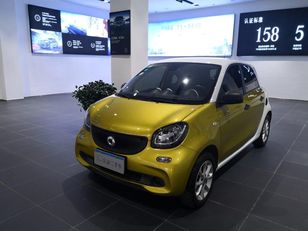 金華2017年02月smartforfour2016款10l硬頂靈動版黃色自動檔