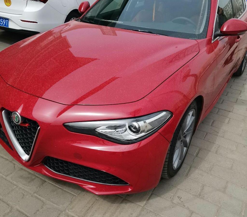 咸阳2018年6月阿尔法罗密欧giulia2017款20t280hp豪华版红色自动档