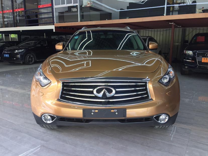温州2013年6月英菲尼迪qx702013款37l超越版香槟色手自一体