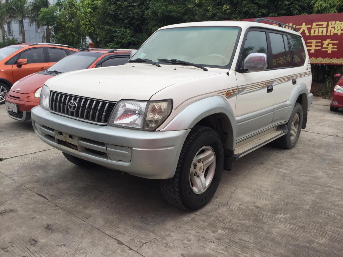 南宁2001年2月丰田普拉多普拉多进口3400白色自动档