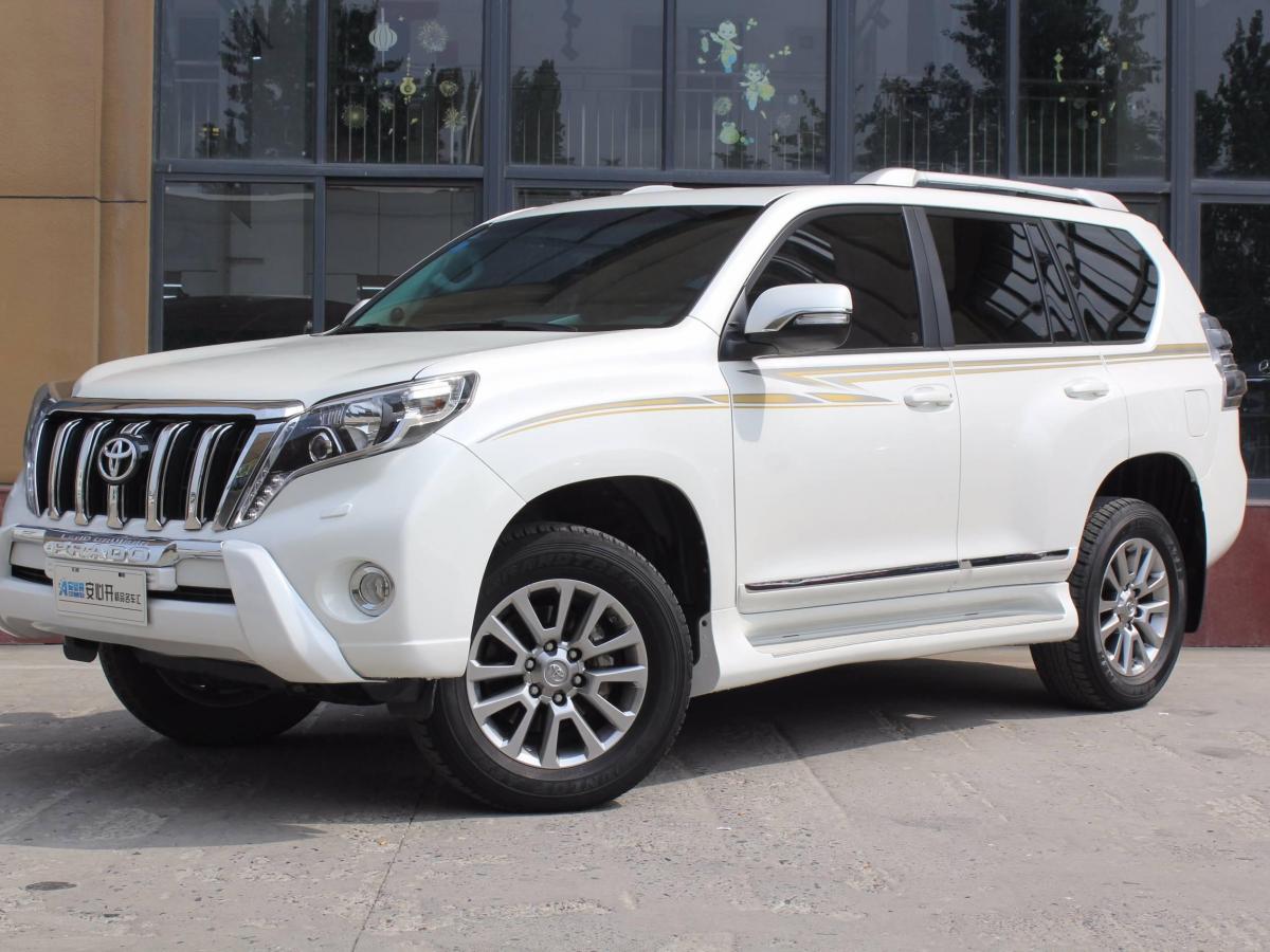 合肥2017年6月丰田普拉多普拉多进口中东霸道2700tx白色自动档