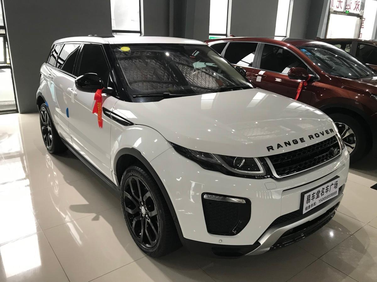 绍兴2018年1月路虎揽胜极光2018款240pshsedynamic致动版白色手自一体