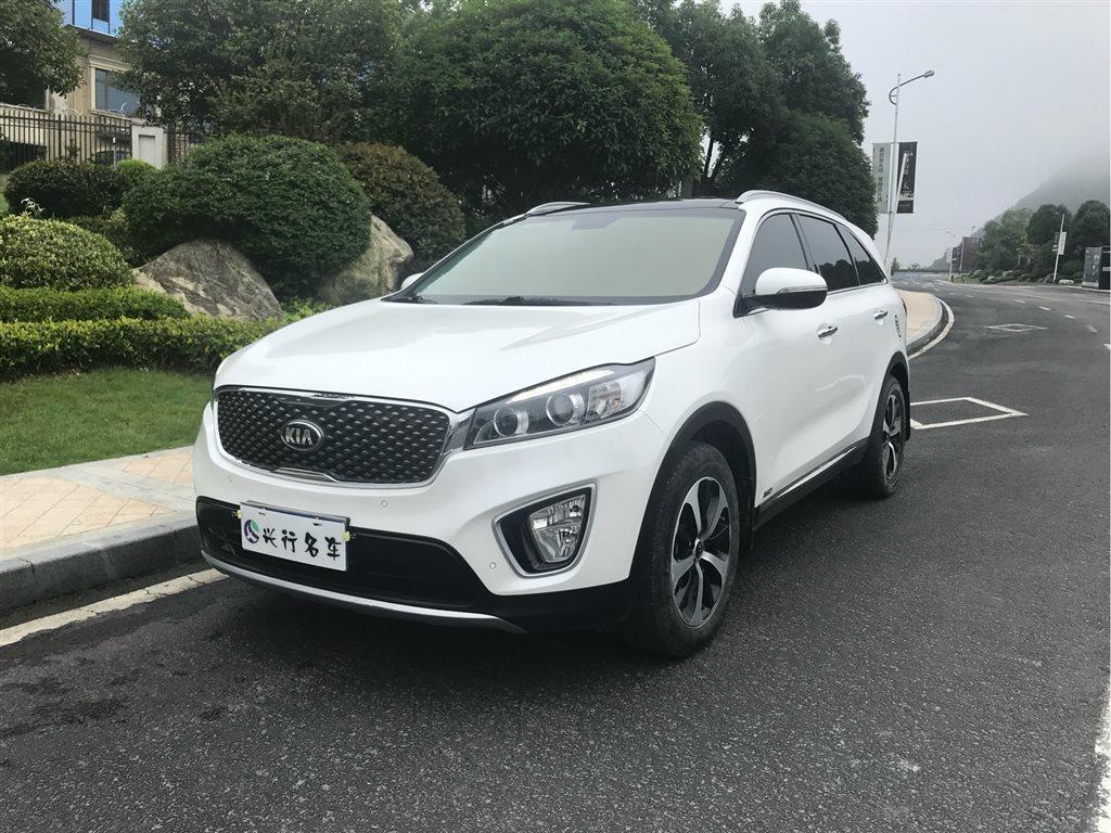 贵阳2016年8月起亚索兰托2015款索兰托l22t柴油4wd精英版5座国iv白色