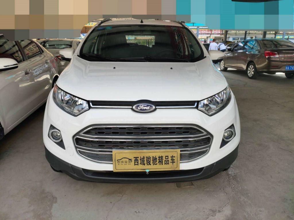 乌鲁木齐2015年01月福特翼搏2013款15l自动尊贵型白色手动挡