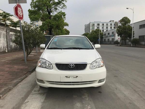 中山2009年7月丰田花冠2009款ex16l手动经典特别版白色自动档