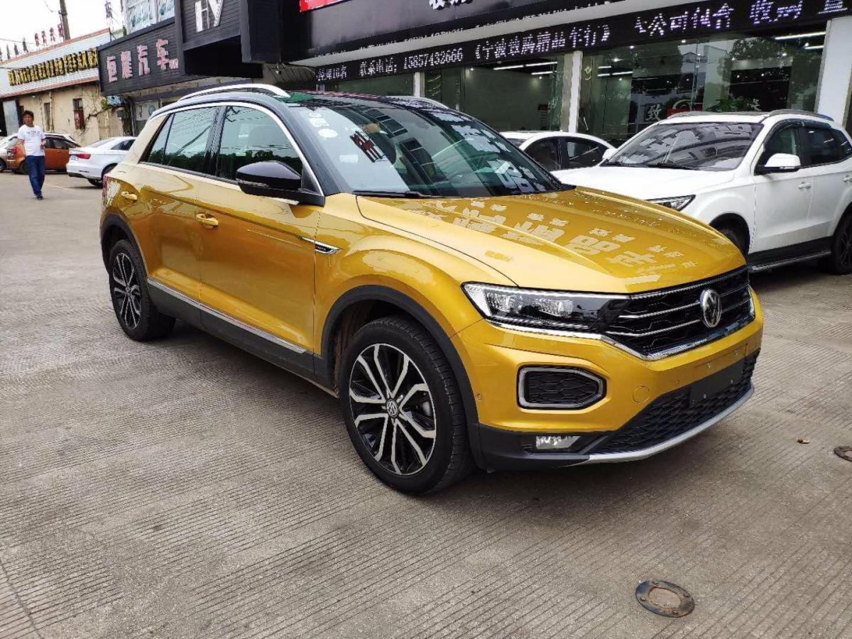 宁波2019年3月大众troc探歌2019款280tsidsg四驱豪华型黄色手自一体