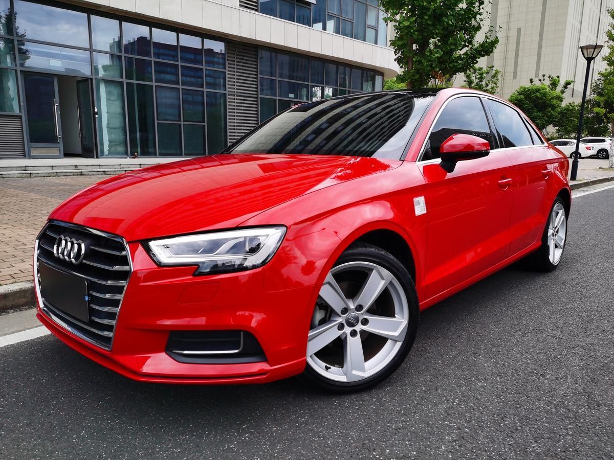 无锡2018年9月奥迪奥迪a32018款30周年年型limousine35tfsi风尚型红色