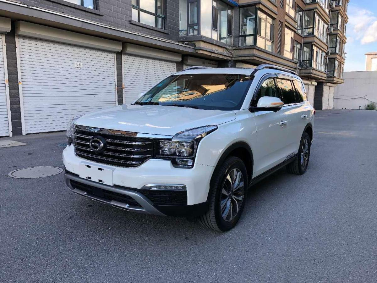 白山2019年3月广汽传祺gs82017款320t四驱豪华智联版白色手自一体