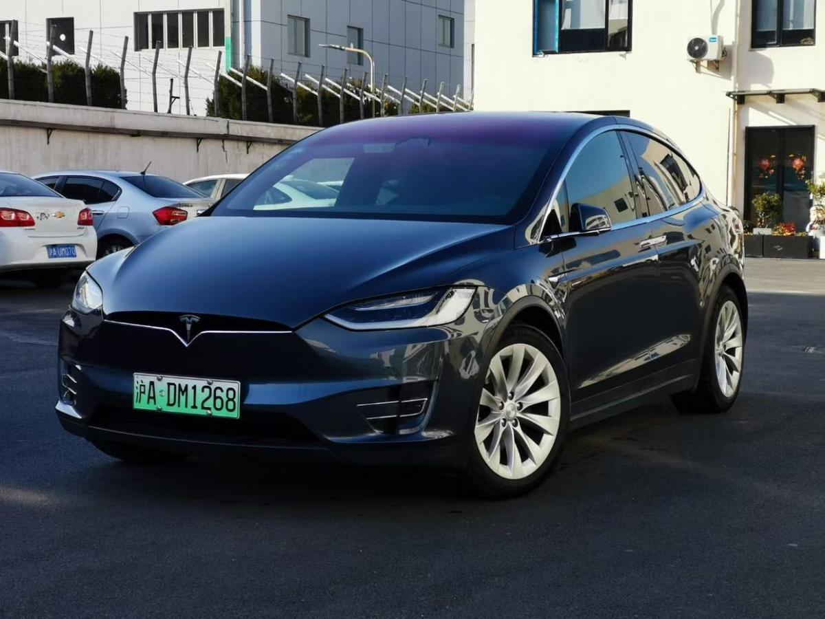 【上海】2016年6月 特斯拉 model x 2016款 model x 75d 蓝色 自动档