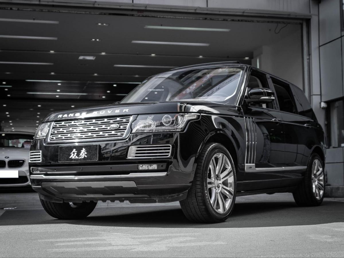 苏州2016年12月路虎揽胜2016款30lv6scvoguese尊崇创世加长版黑色自动