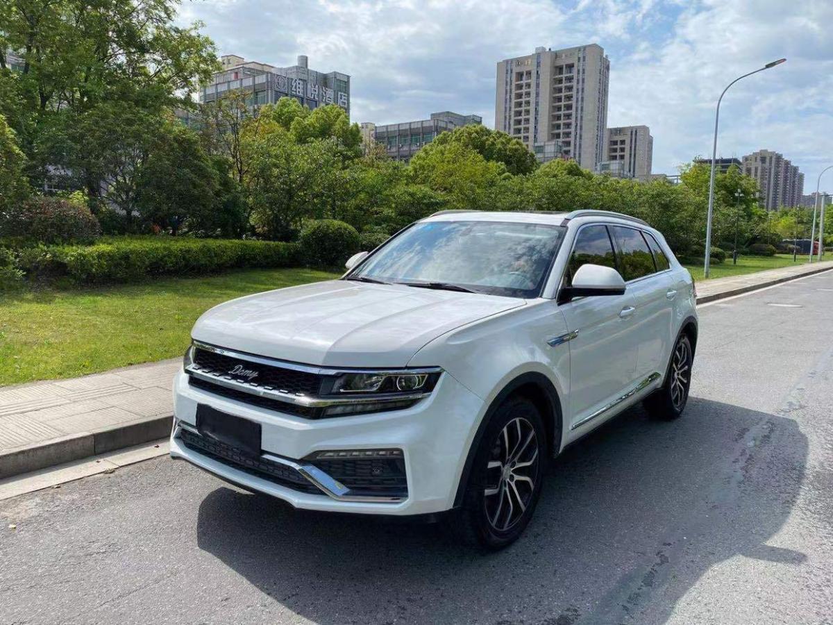 绍兴2017年12月众泰大迈x72017款18tdct尊贵型白色自动档