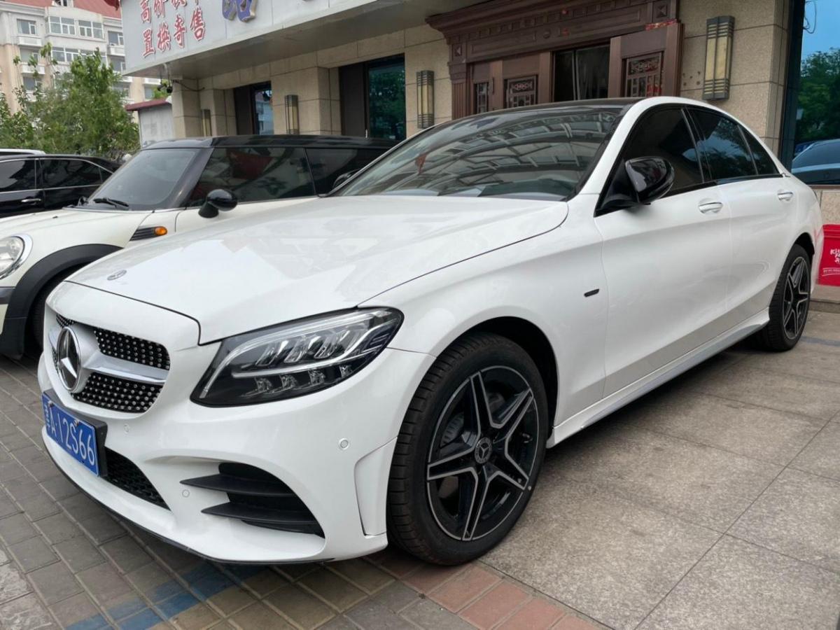 天津2021年1月奔驰奔驰c级2021款c260星耀臻藏版白色手自一体
