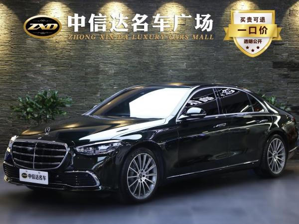 奔驰 奔驰S级  2021款 S 400 L 豪华型