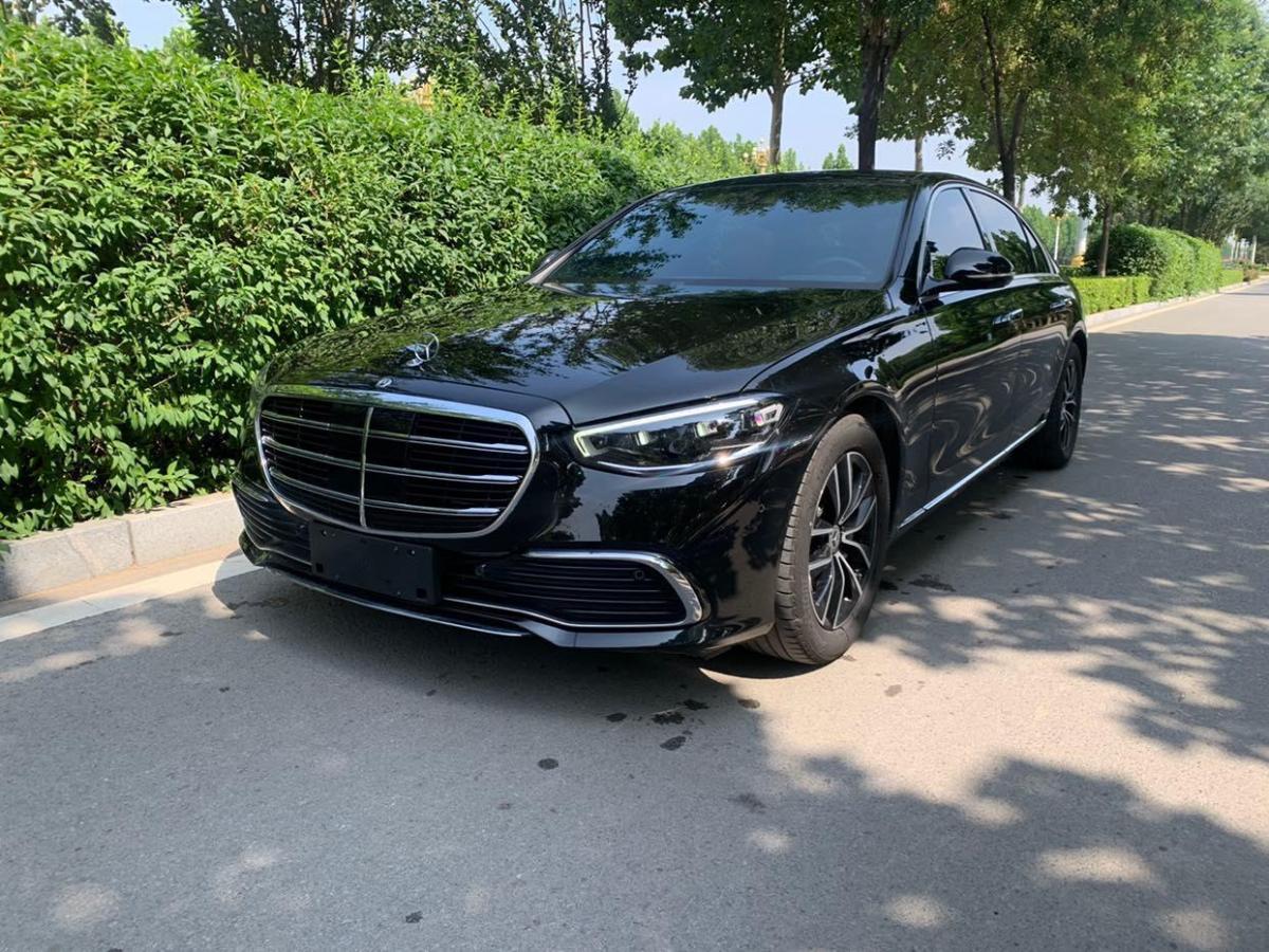 沧州2021年4月奔驰奔驰s级2021款s400l商务型黑色手自一体