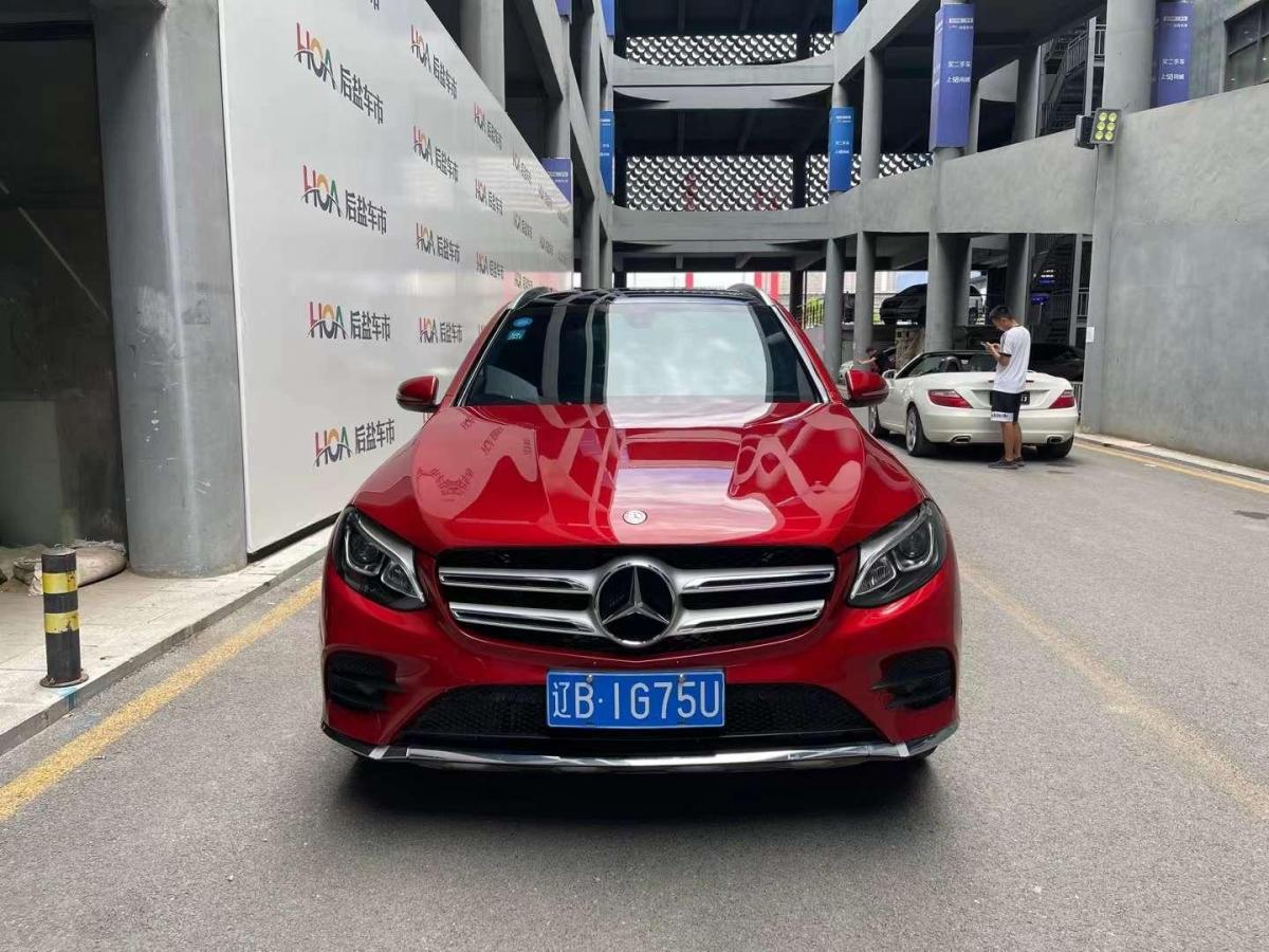 大连2017年6月奔驰奔驰glc2017款glc2604matic动感型红色手自一体