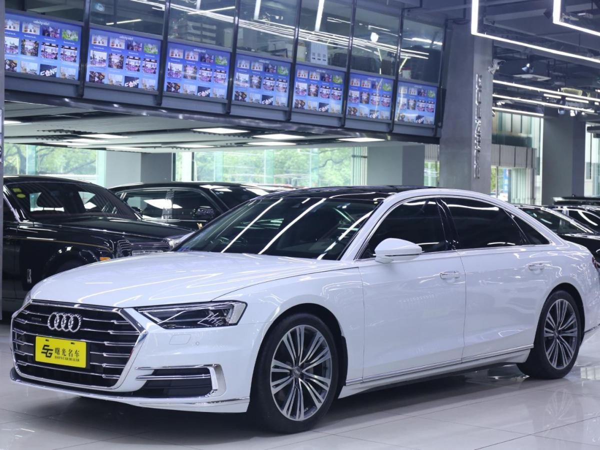 杭州2019年6月奧迪奧迪a82019款改款plusa8l50tfsiquattro舒適型白色