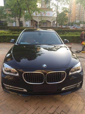 淮安2015年10月宝马宝马7系2013款740li30t豪华型黑色手自一体