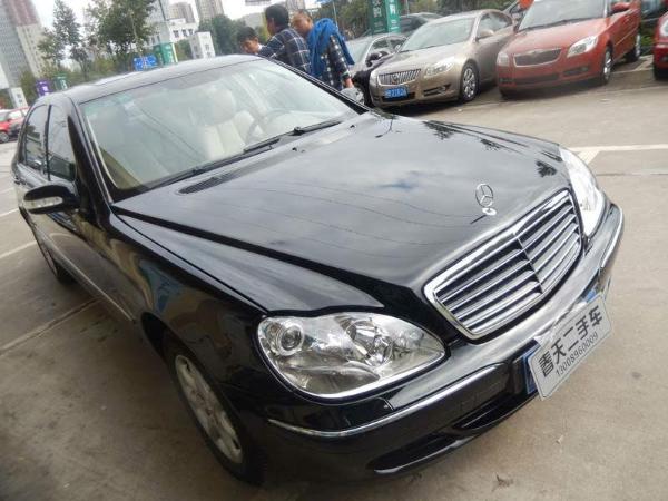【宁波】2003年9月 奔驰 s级 s350l 3.5四驱版 黑色 手自一体