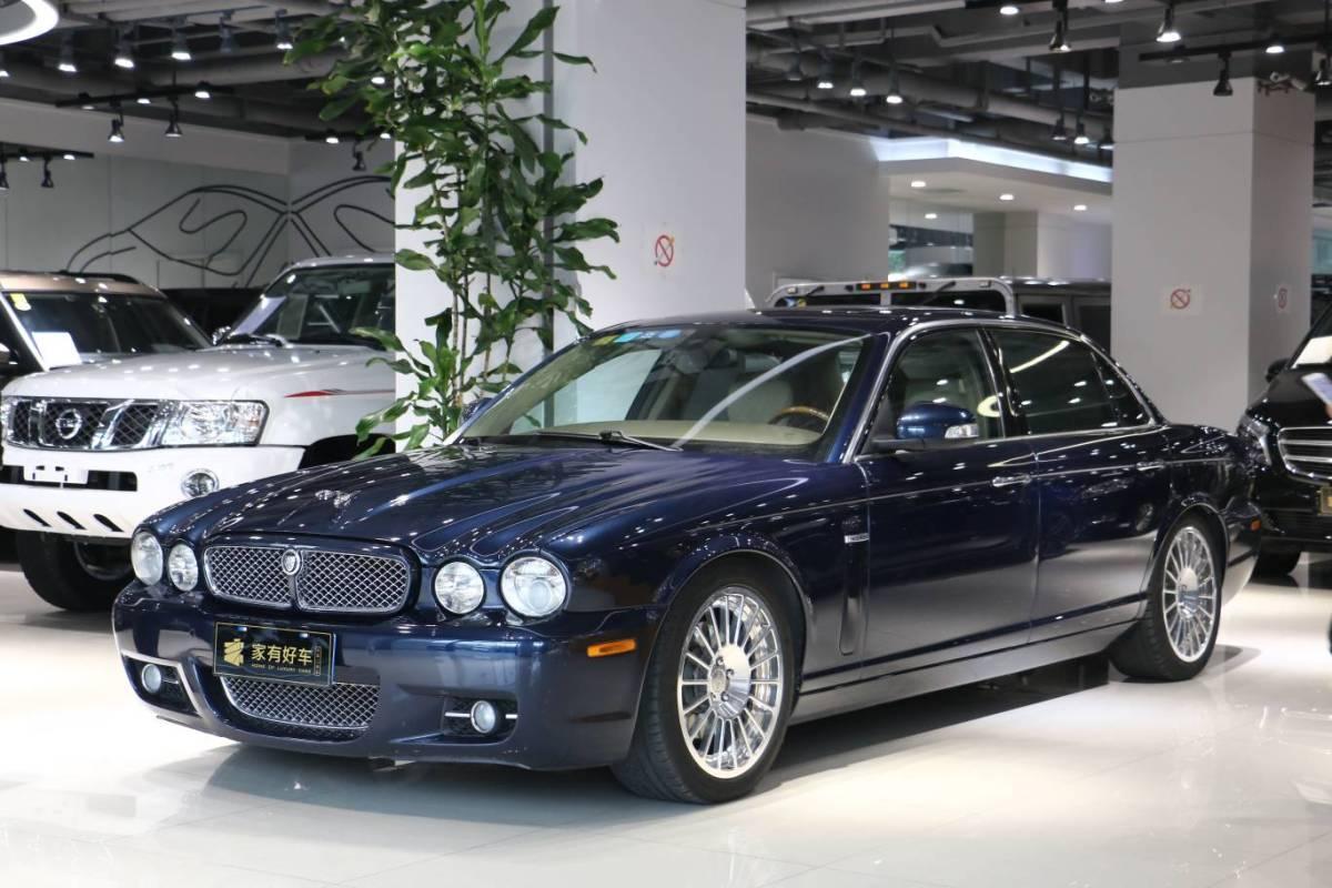 上海2007年11月捷豹xj2007款xj6l30皇家加长版蓝色手自一体