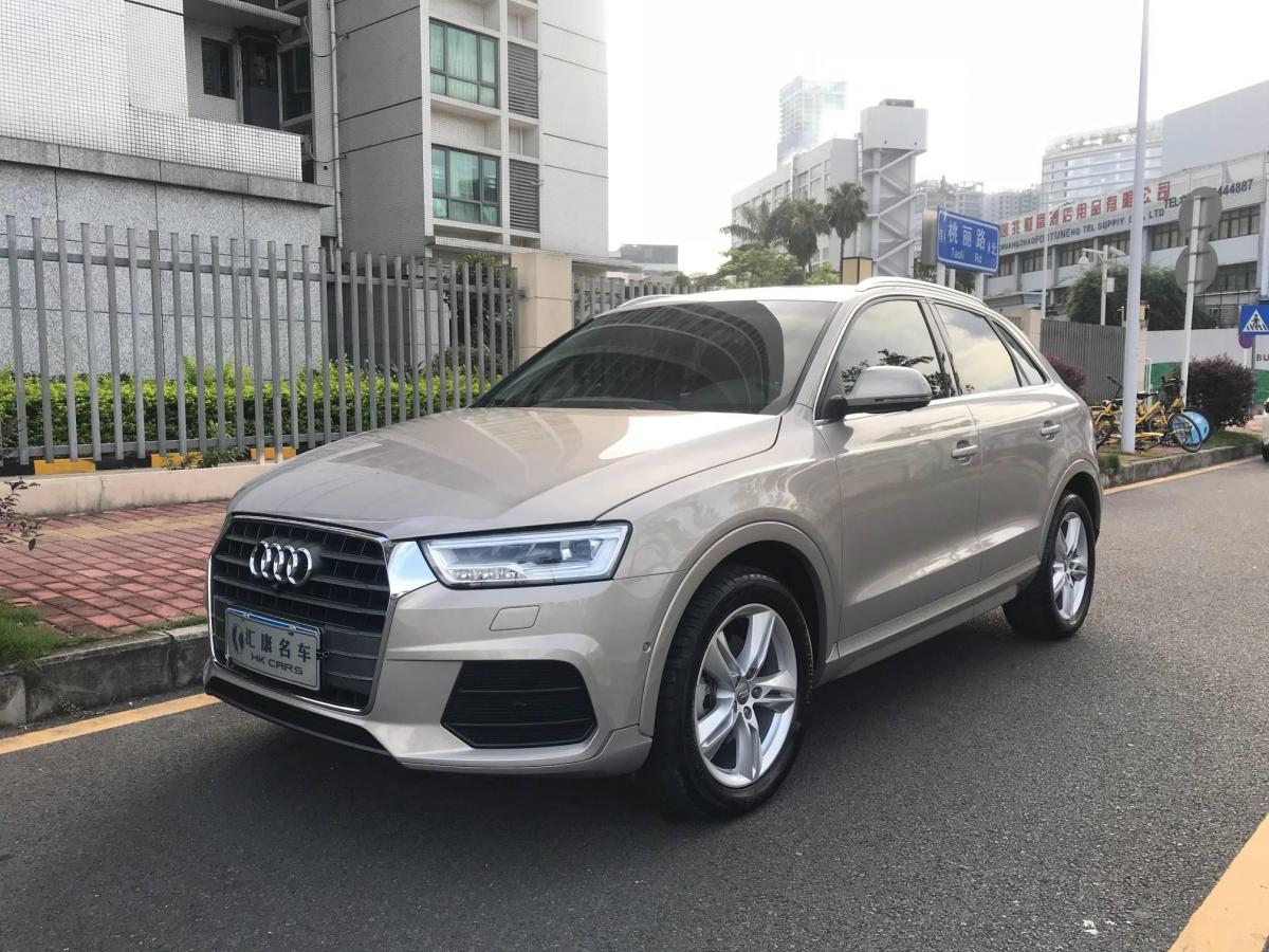 深圳2017年11月奥迪奥迪q330tfsi风尚型香槟色自动档